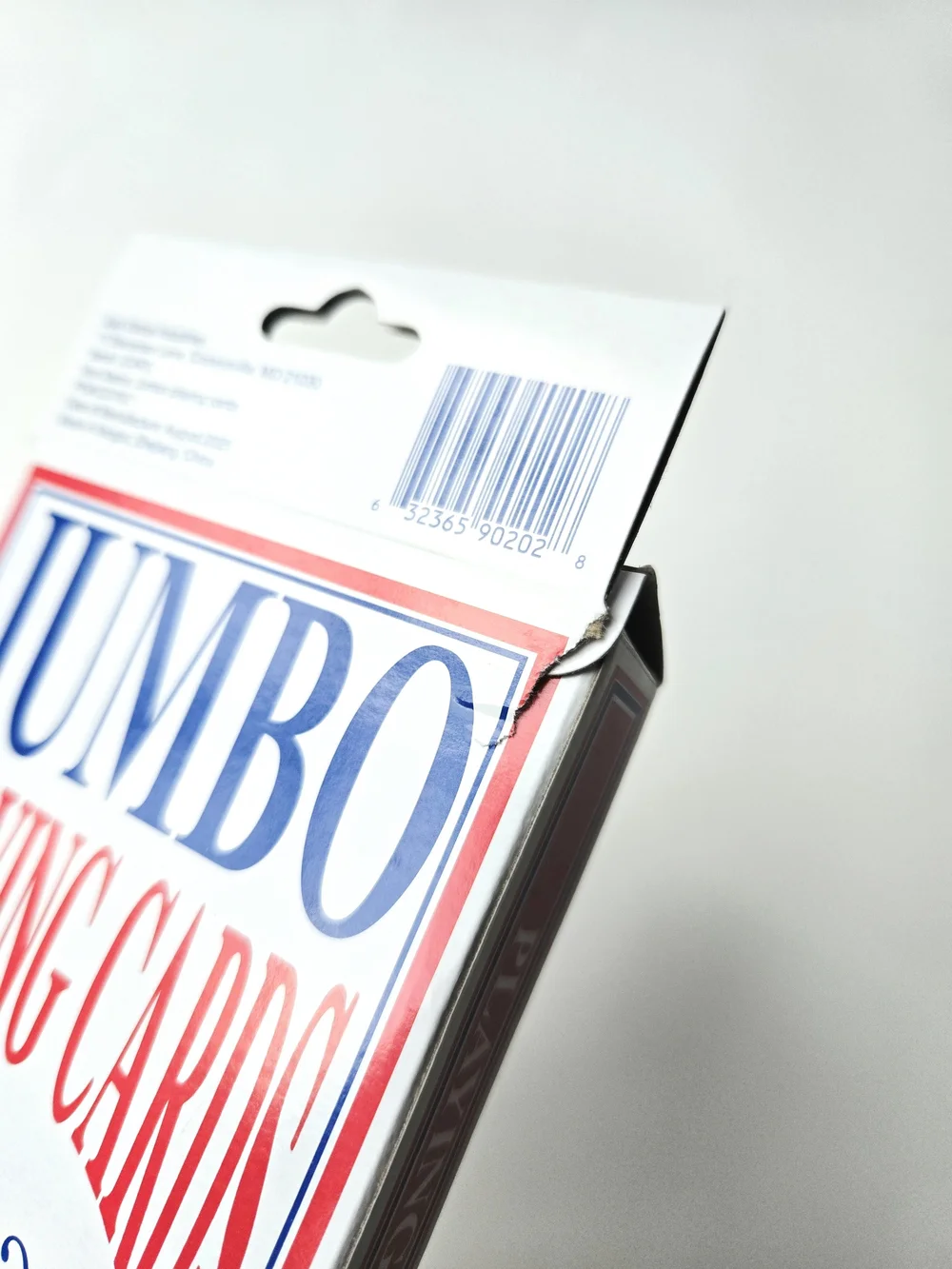 Jumbo Playing Cards Full Deck Plastic Coated NWT